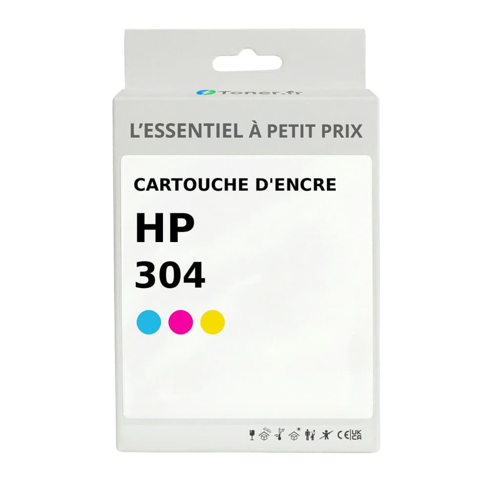 Cartouche d'encre compatible HP 304 Couleur